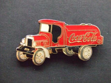 Coca Cola oldtimer auto rood model